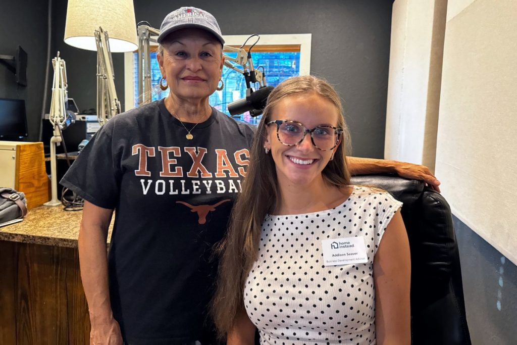 Irene Mullins and Addison Seaver